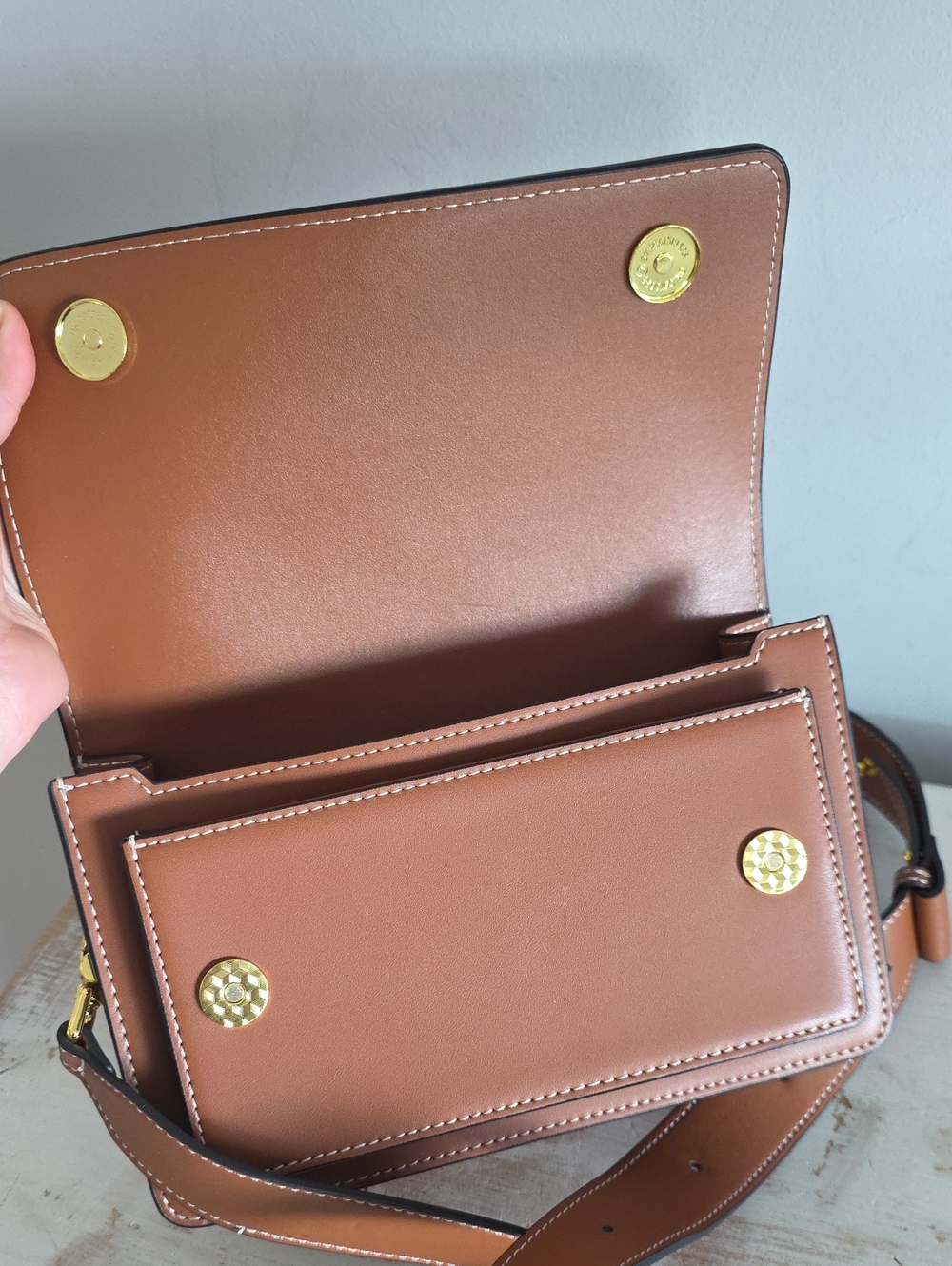 Aallyn Ingrid Shoulder Bag In Cognac - Picture 6 of 13